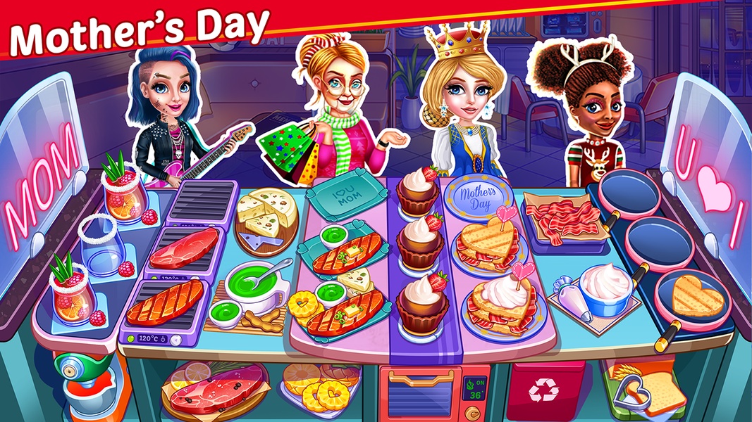 Christmas Food Shop - Cooking Restaurant Chef Game - Preview 1