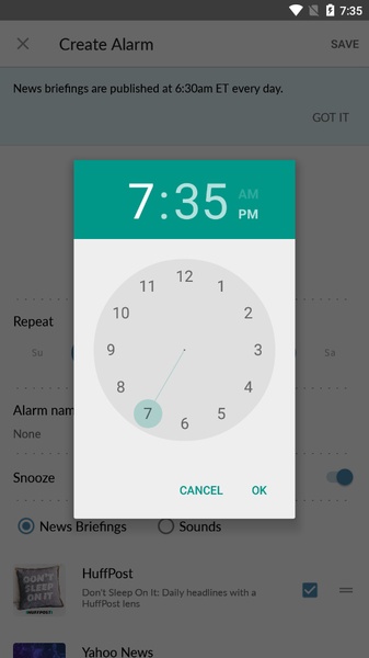 WakingNews Alarm Clock - Preview 7
