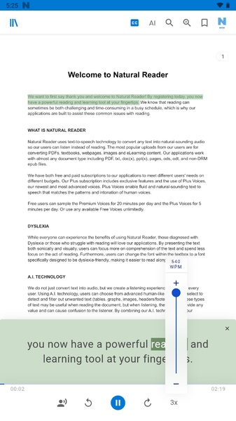 NaturalReader - Preview 7