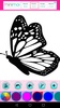 Butterfly HD Coloring Book screenshot 5