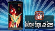 Ladybug Zipper Lock Screen screenshot 1