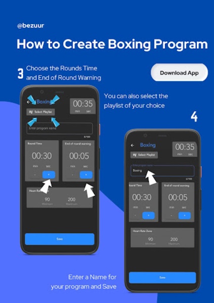 Bezuur Boxing Interval Timer - Preview 1