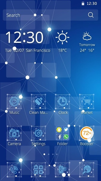 Blue Abstract - Preview 3