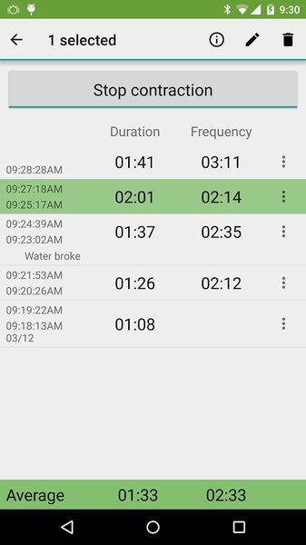 Contraction Timer - Preview 7