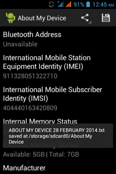 About My Device - Preview 2