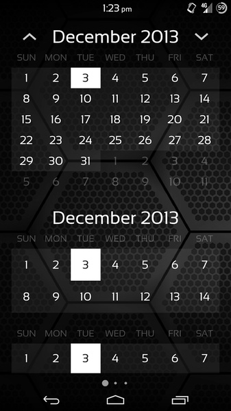 Monthly Calendar Widget - Preview 8