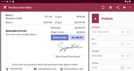 Purchase Order Maker screenshot 1