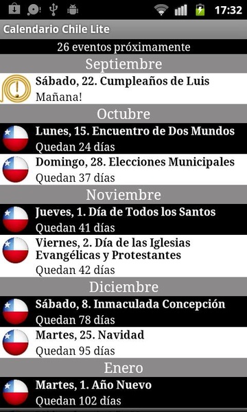 Calendario Chile Lite - Preview 3
