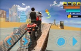 Superhero Stunt Bike Simulator screenshot 2