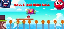 Ball 5 - red hero bounc ball screenshot 3