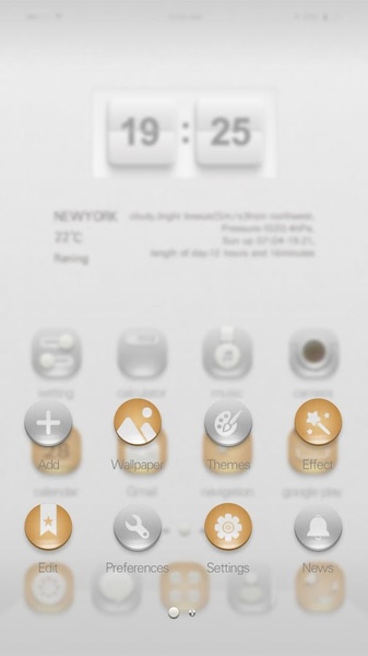 goldandsilver GOLauncher EX Theme - Preview 2
