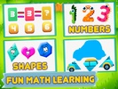 Pre k Preschool Learning Game screenshot 1