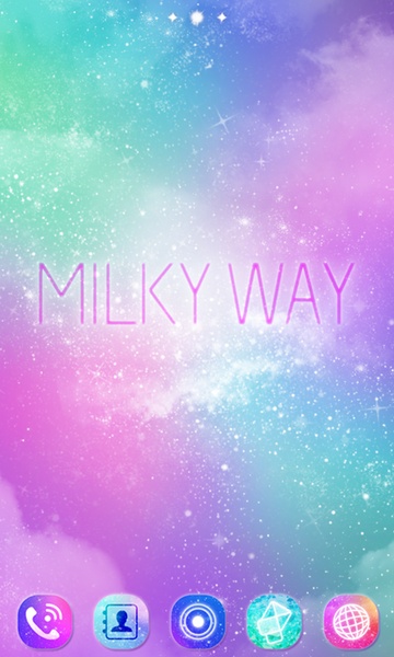 Milky Way GOLauncher EX Theme - Preview 4