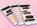 SMS Messages Bow Pink Pastel screenshot 1