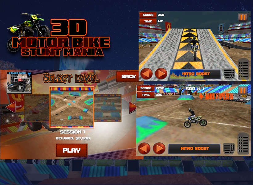 3d Motor Bike Stunt Mania - Preview 1
