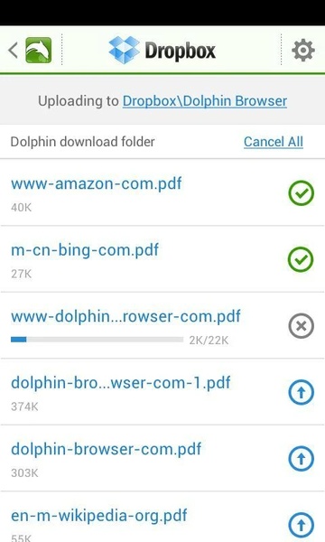 Dropbox For Dolphin - Preview 3