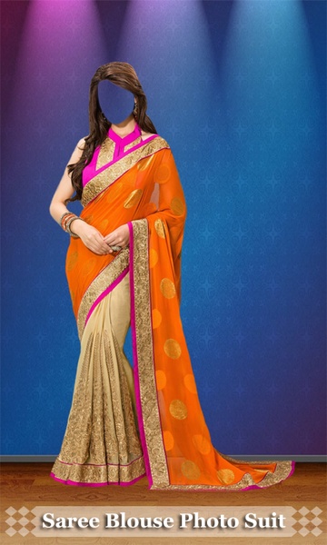 Saree Blouse Photo Suit - Preview 4