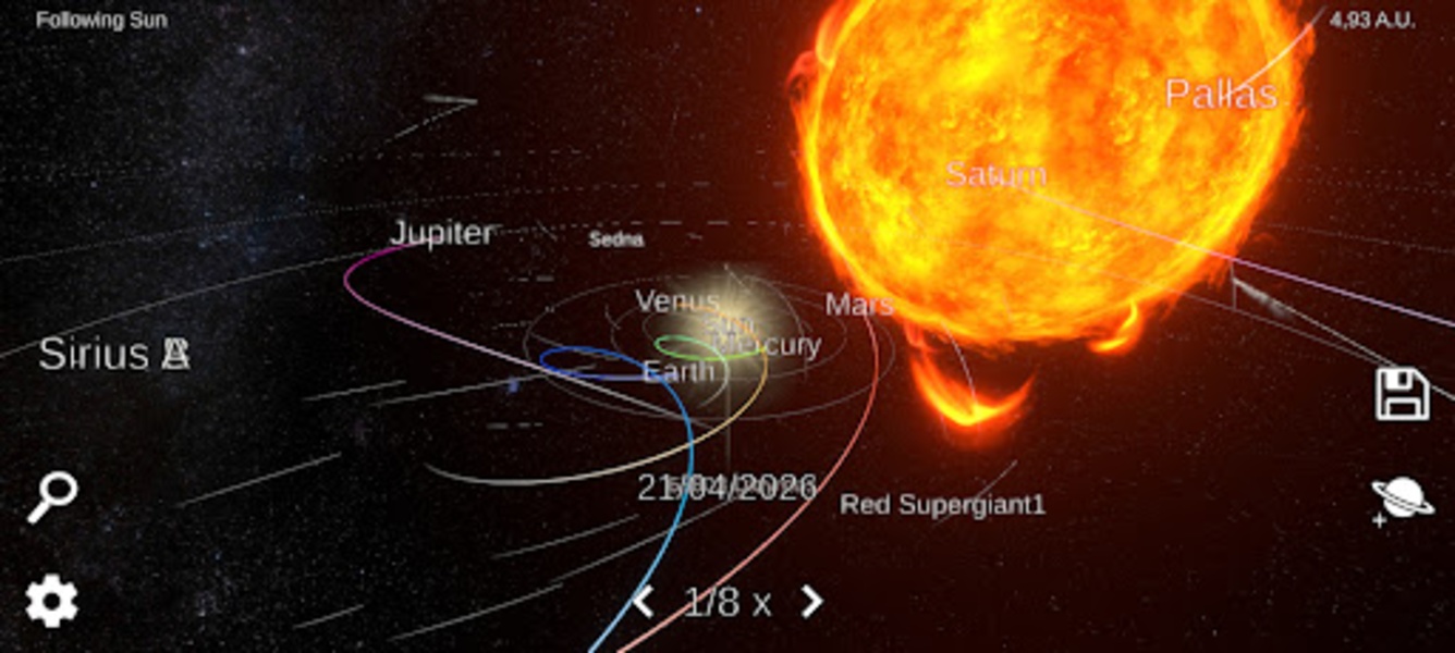 Solar System Simulator para Android - Descarga el APK en Uptodown, image size:1336x600
