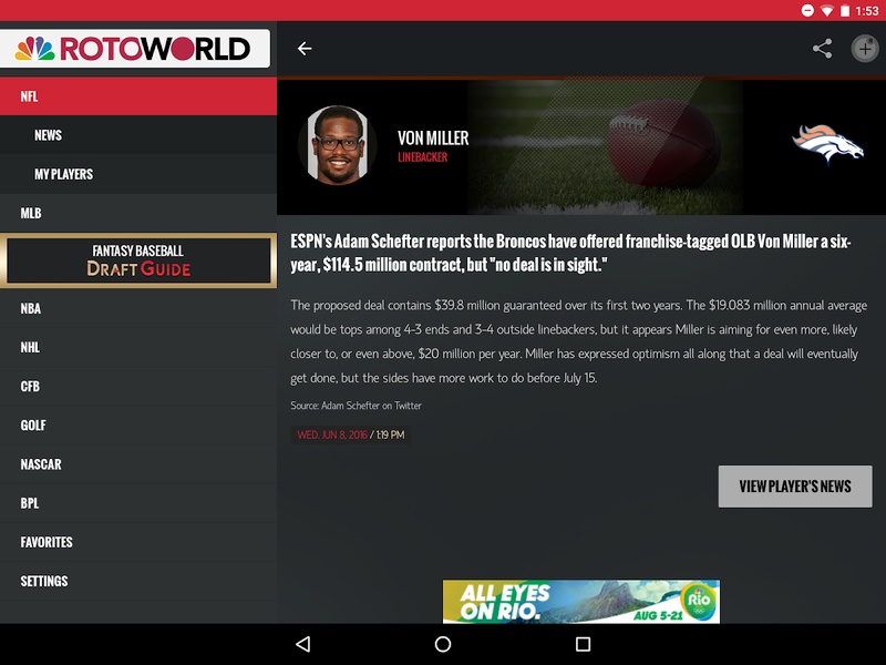 Rotoworld - Preview 1