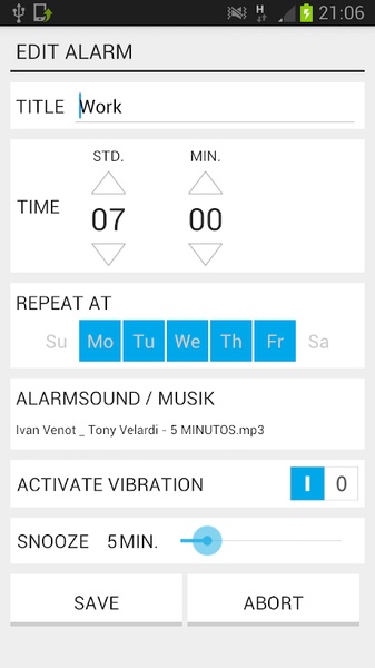 Music Alarm - Preview 4