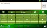 GO Keyboard Green Candy Theme screenshot 1