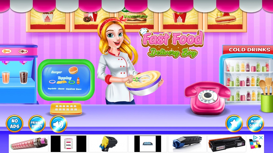 Fast Food Delivery Boy: Burger Maker Games - Preview 1
