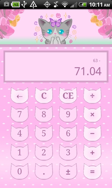 Calculator Kitty FREE - Preview 3