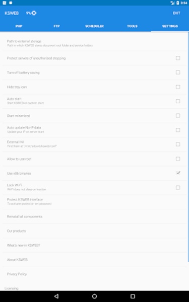 KSWEB 3.988 Screen Grabs 3