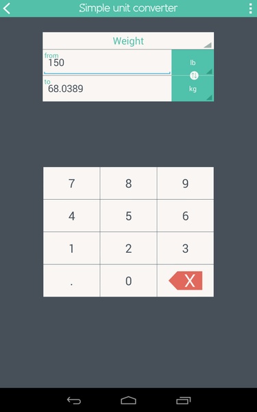 Simple Unit Converter - Preview 3