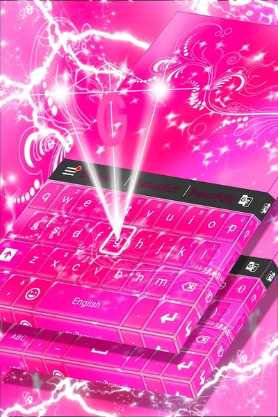 Keyboard GO Girly Themes Free - Preview 2