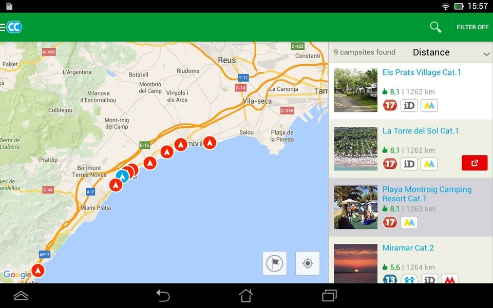 CampingCard ACSI for Android - Download the APK from Uptodown