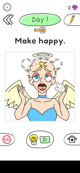 Draw Happy Angel - Preview 18