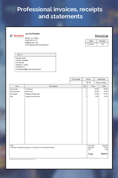 Street Invoice - Preview 5