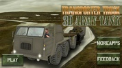 Transporter Truck 3D Army Tank screenshot 7