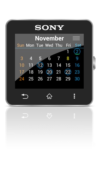Calendar for smartwatch - Preview 7