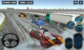 Snow Traffic Car Racing Rider screenshot 18