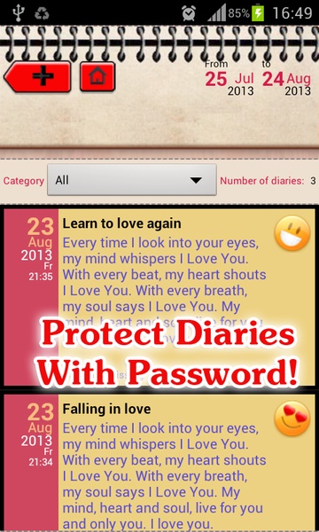 Love Diary Love Message - Preview 3