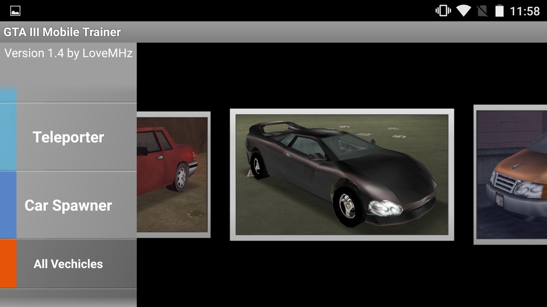 GTA III Mobile Trainer - Preview 3