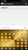 Emoji Keyboard SolidGold Theme screenshot 4