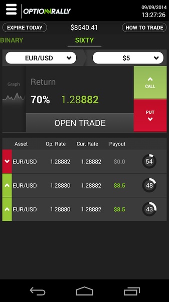 OptionRally - Preview 4
