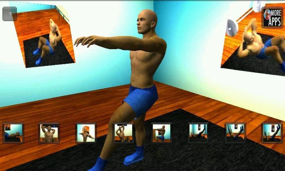 Flat Belly 3D Workout Sets - Preview 3