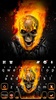 Fiery Ghost Skull Theme screenshot 1