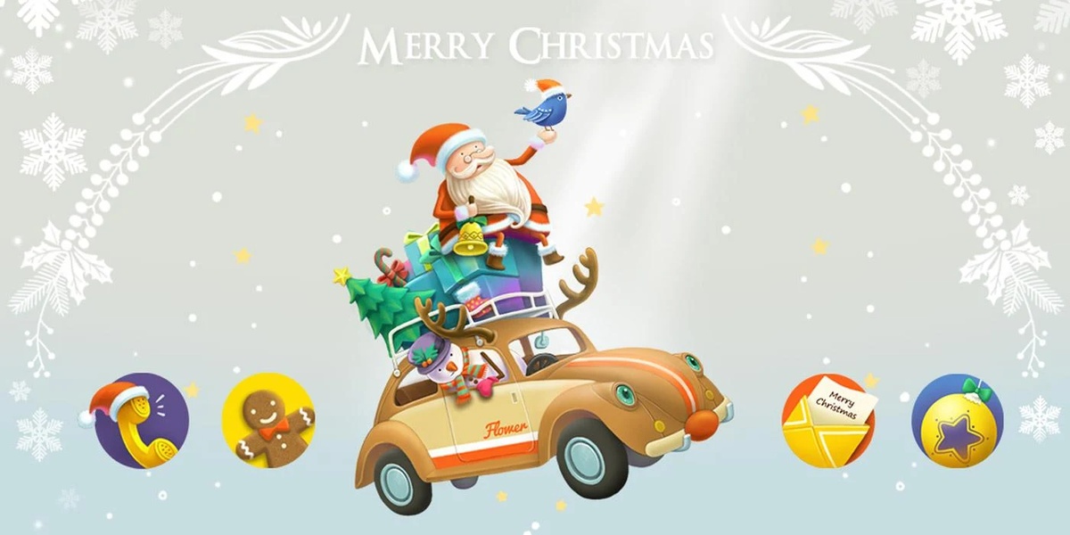 Christmas GOLauncher EX Theme - Preview 1