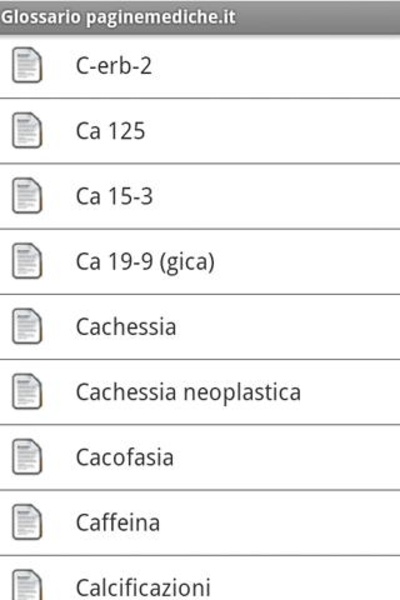 Glossario paginemediche.it - Preview 1