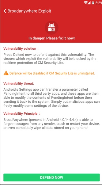 CM Security Lite - Preview 3