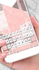 Geometric Coral Pink Keyboard screenshot 4