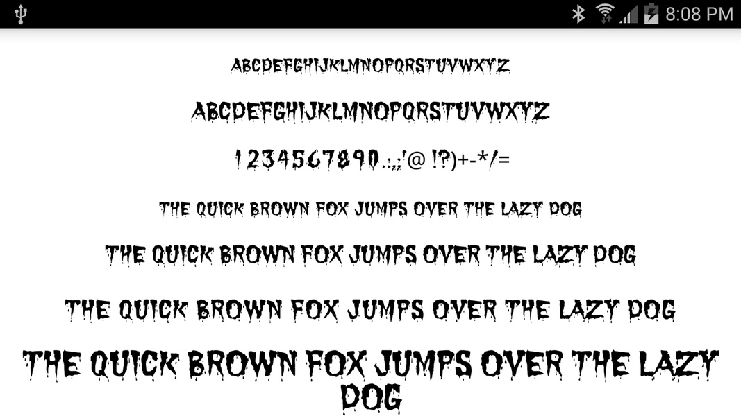 Halloween Fonts 50 - Preview 3
