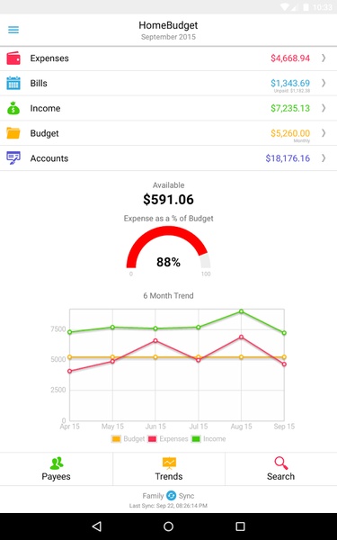 HomeBudget Lite - Preview 1