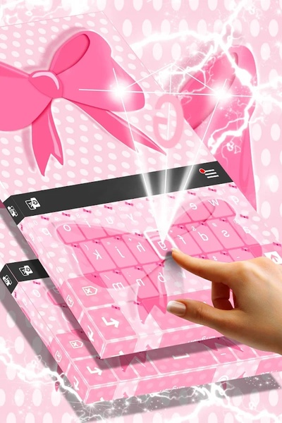 Pink Bow Keyboard - Preview 4
