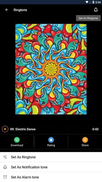 Electro ringtones - Preview 1
